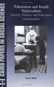 Tapa de Palestinian and Israeli Nationalism