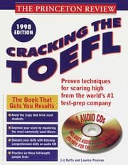 Tapa de Cracking the TOEFL w/ Audio CD 1998 (Cracking the Toefl)