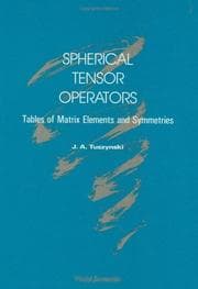 Tapa de Spherical tensor operators