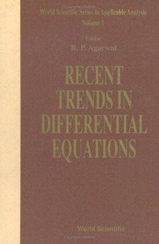 Tapa de Recent trends in differential equations