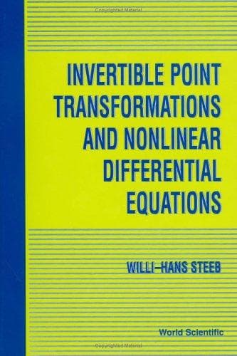 Tapa de Invertible point transformations and nonlinear differential equations