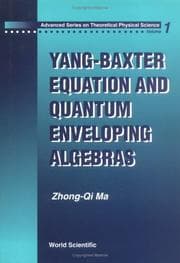 Tapa de Yang-Baxter equation and quantum enveloping algebras