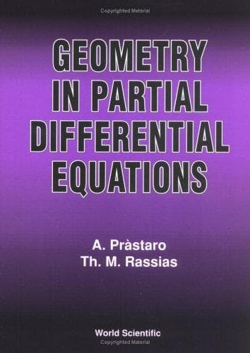 Tapa de Geometry in partial differential equations