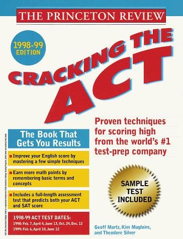 Tapa de Cracking the ACT 1998-99 Edition (Cracking the Act)