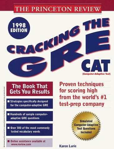 Tapa de Cracking the GRE CAT