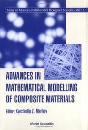 Tapa de Advances in mathematical modelling of composite materials