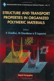 Tapa de Structure and transport properties in organized polymeric materials