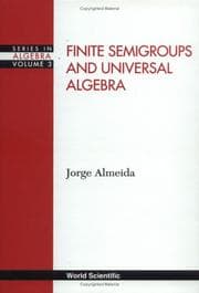 Tapa de Finite semigroups and universal algebra