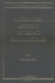 Tapa de Mathematical aspects of natural and formal languages