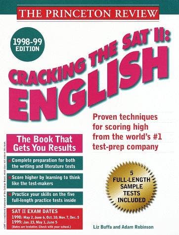 Tapa de Cracking the SAT II