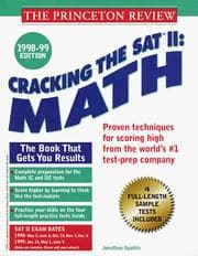 Tapa de Cracking the SAT II Math 1998-99 Edition