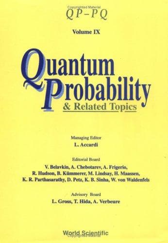 Tapa de Quantum probability & related topics