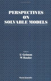Tapa de Perspectives on Solvable Models