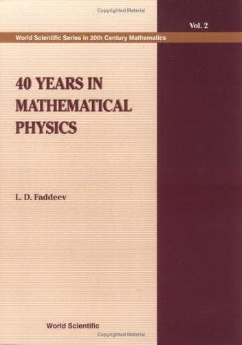 Tapa de 40 years in mathematical physics