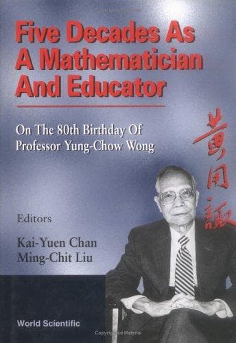 Tapa de Five decades as a mathematician and educator