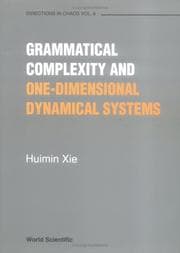 Tapa de Grammatical Complexity and One-Dimensional Dynamical Systems (Directions in Chaos, Vol 6)