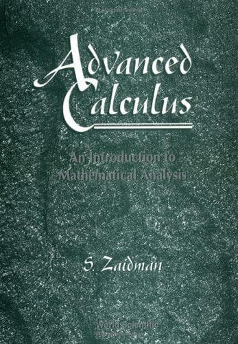 Tapa de Advanced calculus