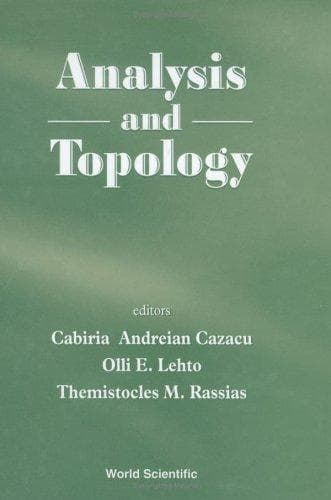 Tapa de Analysis and Topology