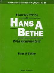 Tapa de Selected works of Hans A. Bethe