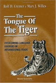 Tapa de The tongue of the tiger