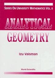 Tapa de Analytical geometry