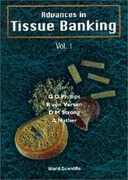Tapa de Advances in tissue banking