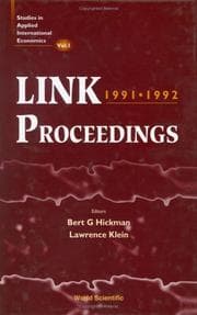 Tapa de LINK proceedings, 1991, 1992