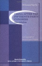 Tapa de China After the Fifteenth Party Congress
