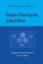 Tapa de Principles of phase structures in particle physics