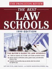 Tapa de The Best Law Schools, 1999 Edition (Best Law Schools (Princeton Review))