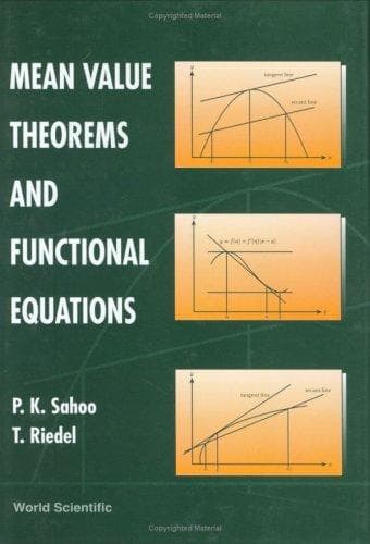 Tapa de Mean value theorems and functional equations