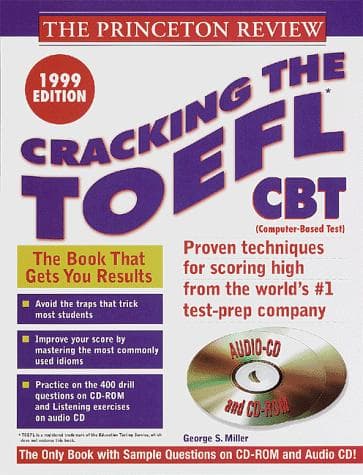 Tapa de Cracking the TOEFL CATwith Sample Tests on CD-ROM