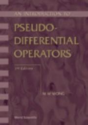 Tapa de An introduction to pseudo-differential operators