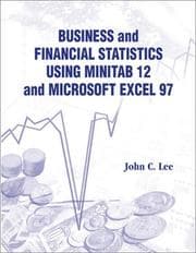 Tapa de Business and financial statistics using Minitab 12 and Microsoft Excel 97