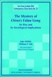 Tapa de The Mystery of China's Falun Gong