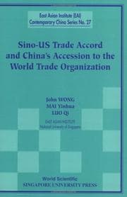 Tapa de Sino-US trade accord and China's accession to the World Trade Organization