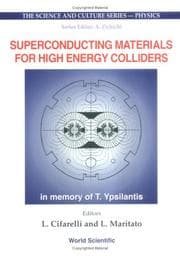 Tapa de Superconducting materials for high energy colliders