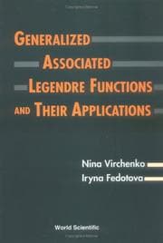 Tapa de Generalized associated Legendre functions and their applications