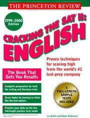 Tapa de Cracking the SAT II : English