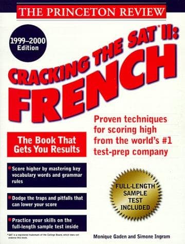 Tapa de Cracking the SAT II