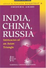 Tapa de India, China, Russia