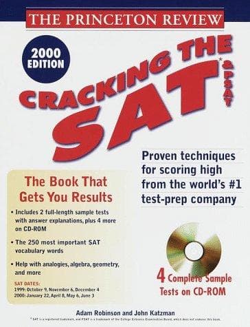 Tapa de Cracking the SAT with Sample Tests