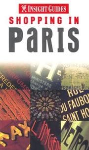 Tapa de Insight Guide Shopping in Paris