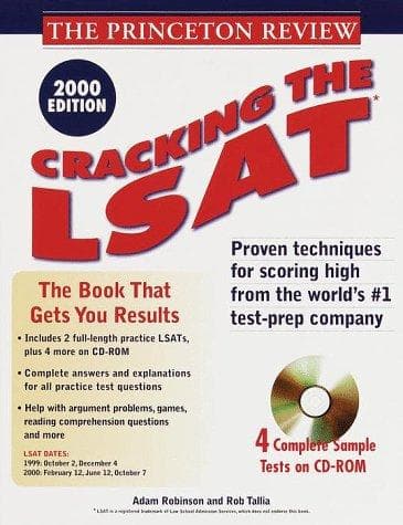 Tapa de Cracking the Lsatwith Sample Tests