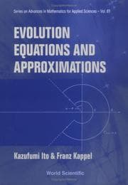 Tapa de Evolution equations and approximations