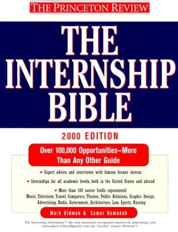 Tapa de Internship Bible 2000