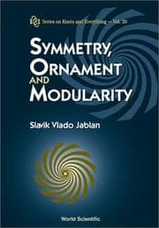 Tapa de Symmetry, Ornament and Modularity (Series on Knots and Everything)