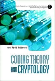 Tapa de Coding theory and cryptology