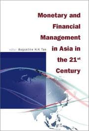 Tapa de Monetary and Financial Management in Asia in the 21st Century