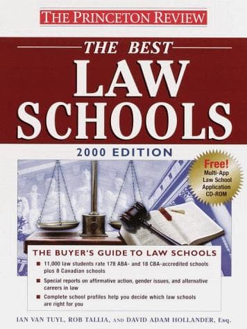 Tapa de Best Law Schools 2000